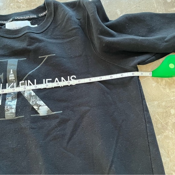 Calvin klein black long sleeve crew neck sweatshirt size XL - Picture 9 of 9